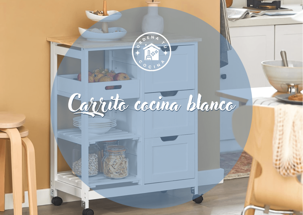 Carrito cocina blanco