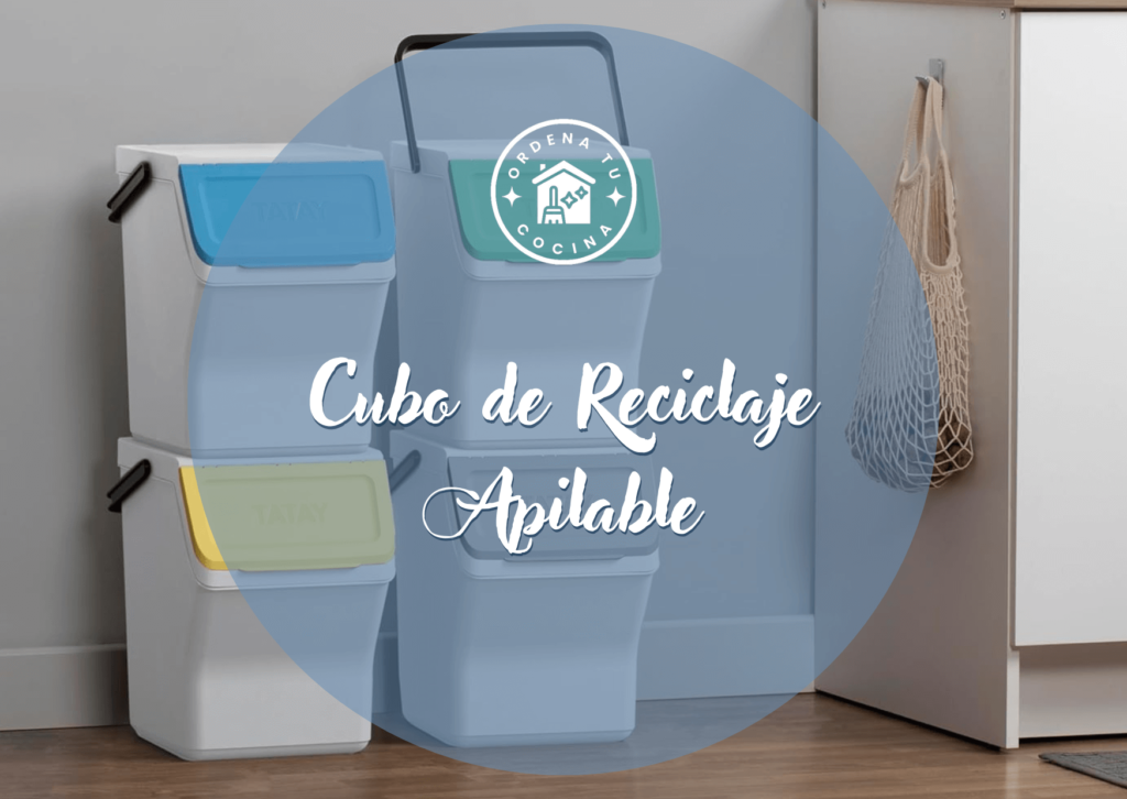 Cubo de Reciclaje Apilable