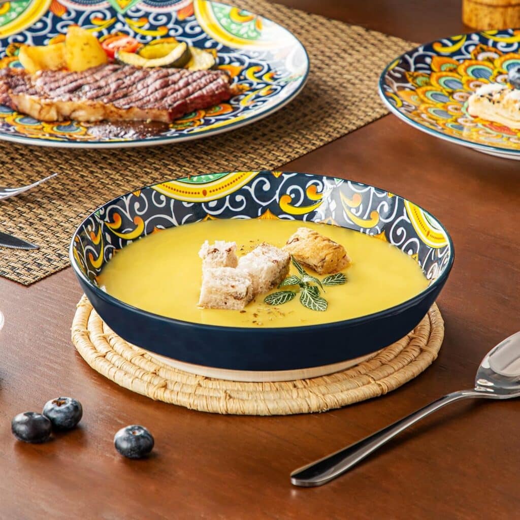 Platos Llanos de 6, Platos Postre de 6, 6 Platos de Pasta